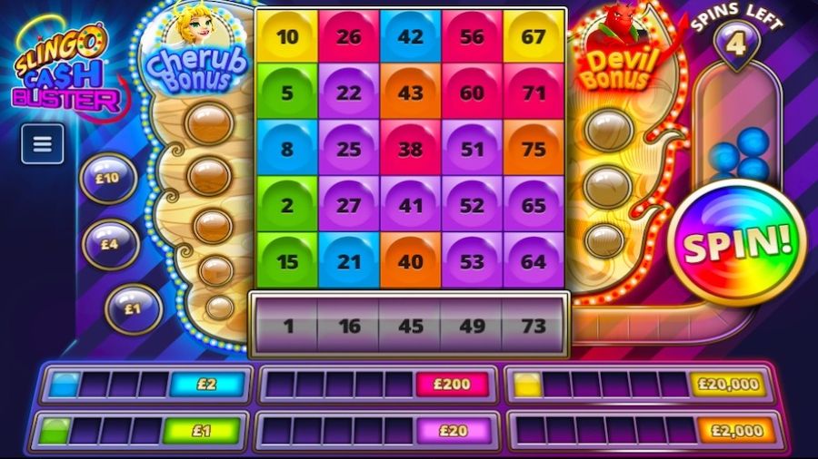 Slingo Cash Buster Slot En - galabingo