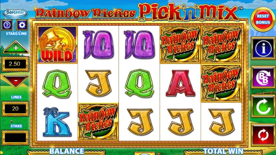 Rainbow Riches Pick N Mix Slot Eng - galabingo