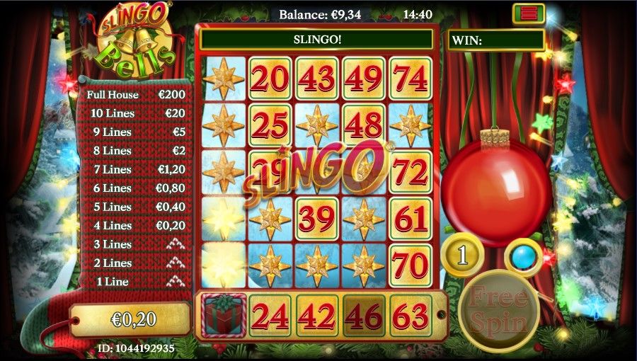 Slingo Bells 3 - galabingo