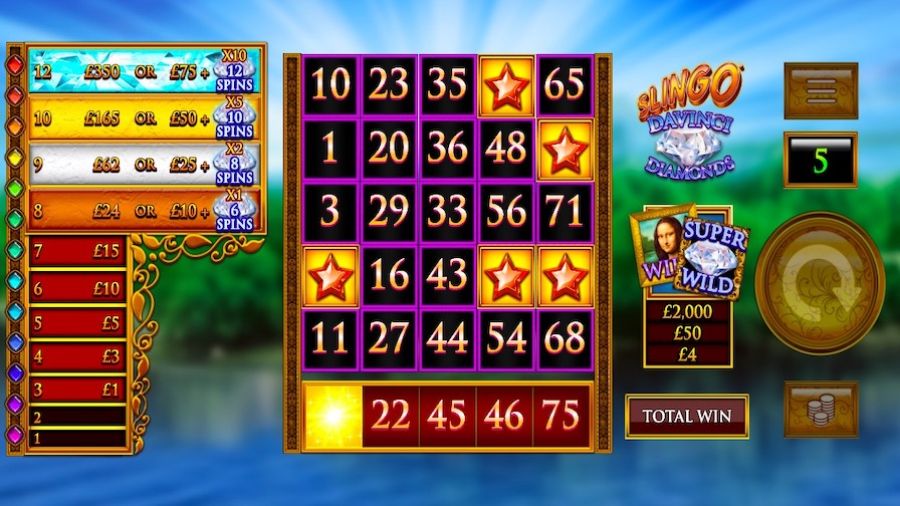 Slingo Da Vinci Diamonds En - galabingo