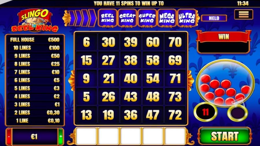 Slingo Reel King Slot En - galabingo