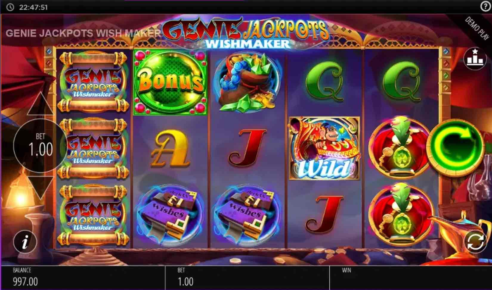 Genie jackpots wishmaker slots - galabingo