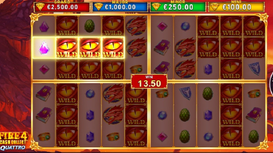 Fire 4 Cash Collect Quatro Bonus En - galabingo