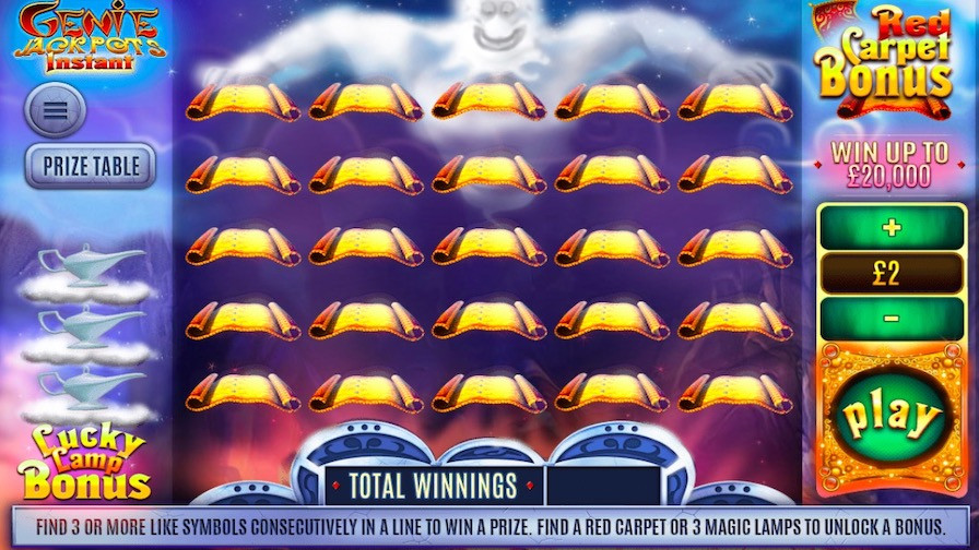 Genie Jackpot Instant En - galabingo