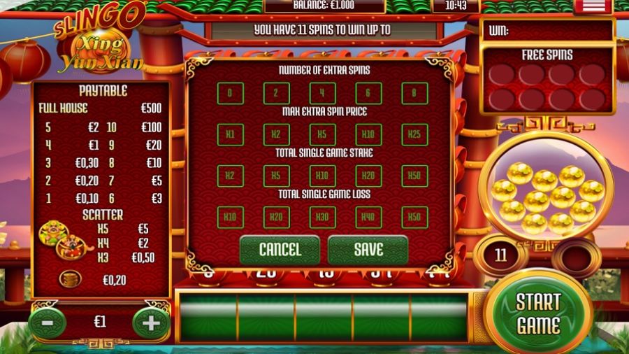 Slingo Xing Yun Feature Symbols En - galabingo