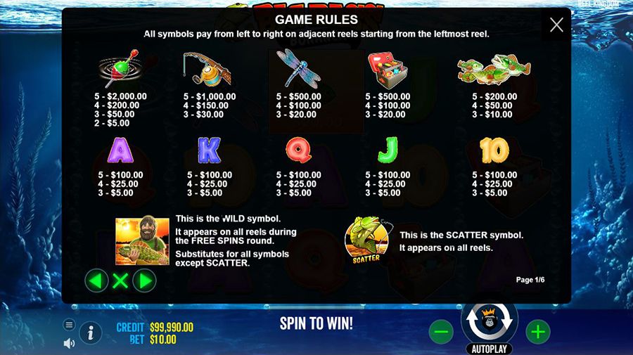 Big Bass Bonanza Symbols - galabingo