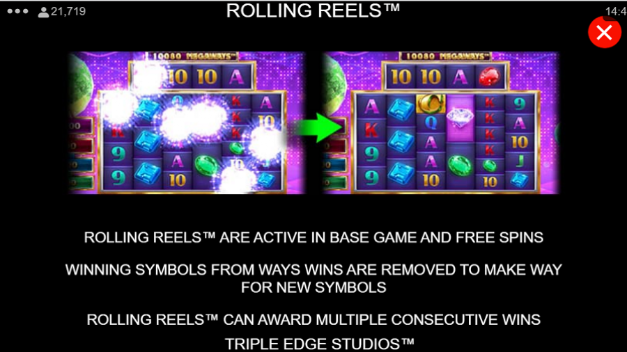 Cash N Riches Megaways Feature Symbols - galabingo