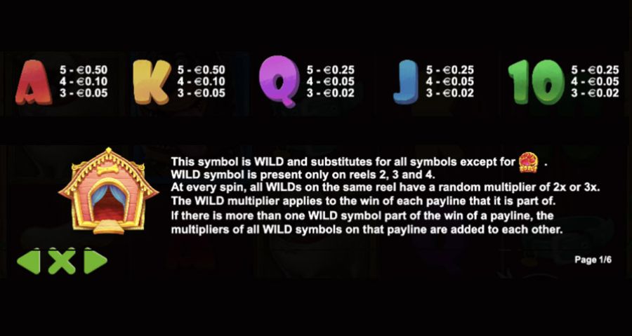 The Dog House Symbols Eng - galabingo