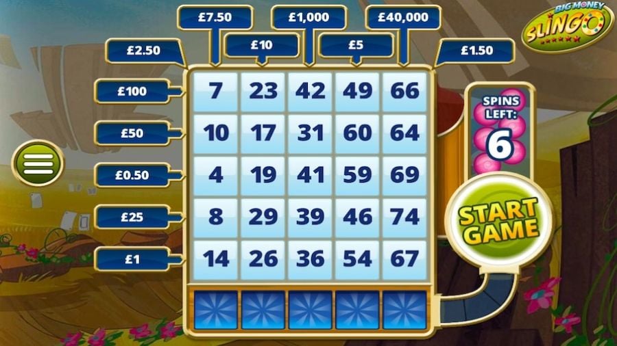 Slingo Big Money Slot En - galabingo