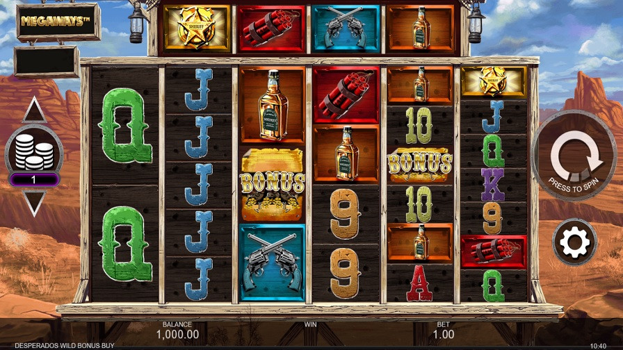 Desperados Wild Megaways Slot En - galabingo