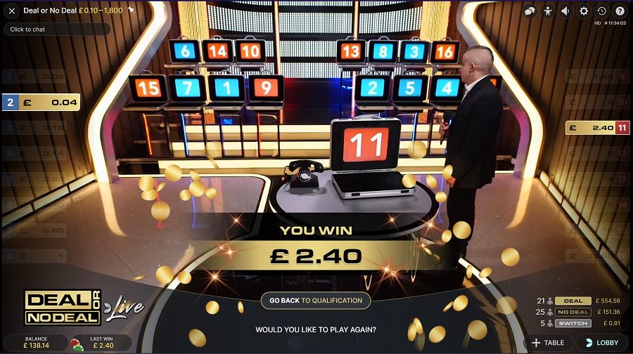 Deal Or No Deal Live Win - galabingo