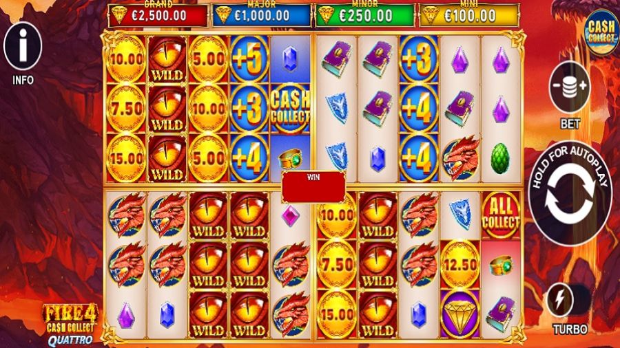 Fire 4 Cash Collect Quatro Slot En - galabingo