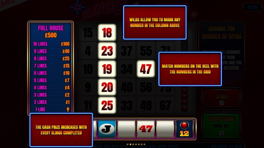 Slingo Ante Up Feature Symbol - galabingo