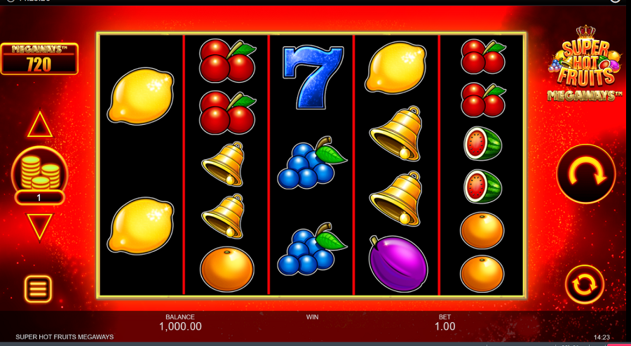 Super Hot Fruits Megaways - galabingo