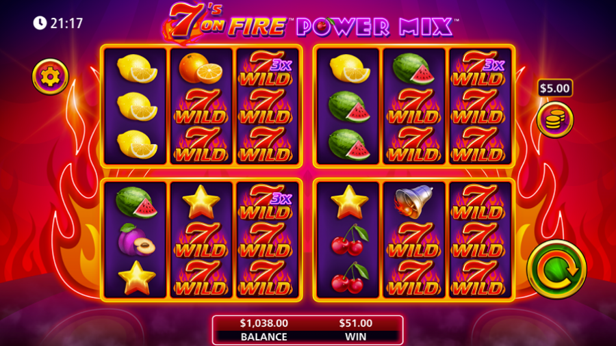 7s On Fire Power Mix Bonus Eng - galabingo