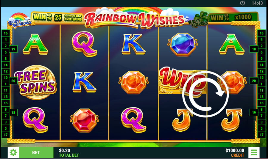 Rainbow Wishes Slot - galabingo