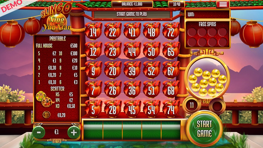 Slingo Xing Yun Slot En - galabingo