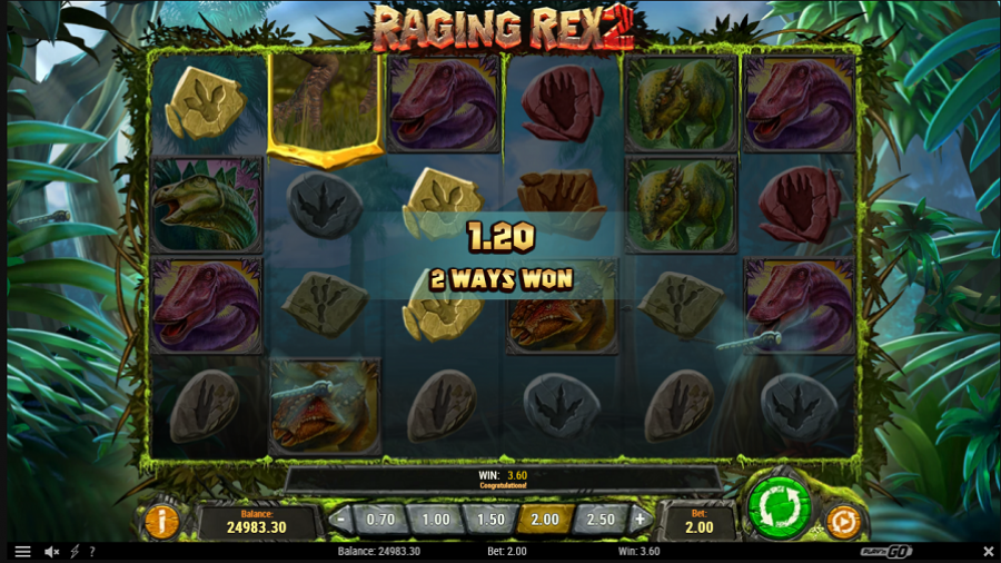 Raging Rex 2 Bonus - galabingo