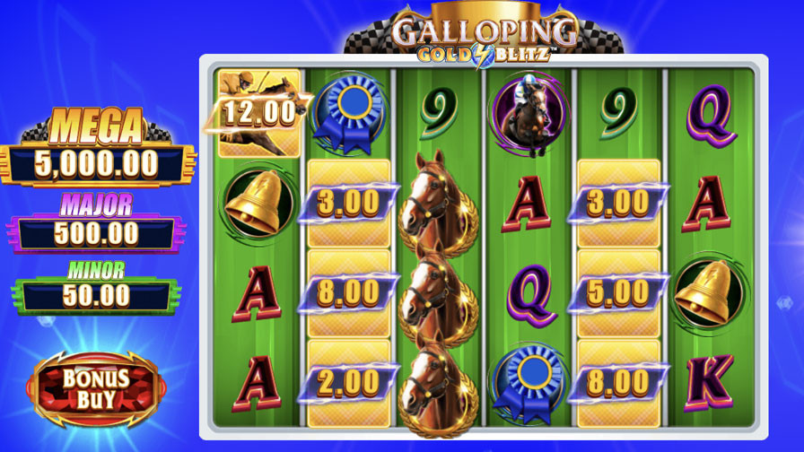Galloping Gold Blitz Slot - galabingo