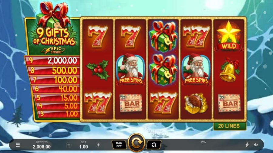 9 Gifts Of Christmas Slot Eng - galabingo