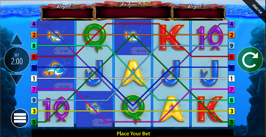 Fishin Frenzy Jackpot King Slot - galabingo