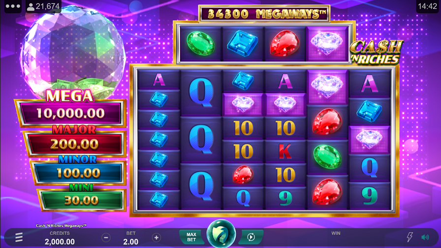 Cash N Riches Megaways - galabingo