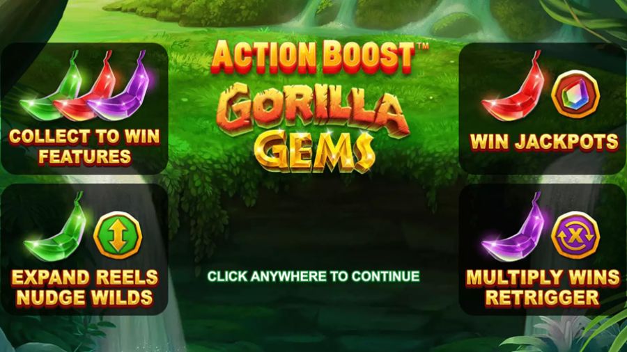 Action Boost Gorilla Gems Featured Bonus Eng - galabingo
