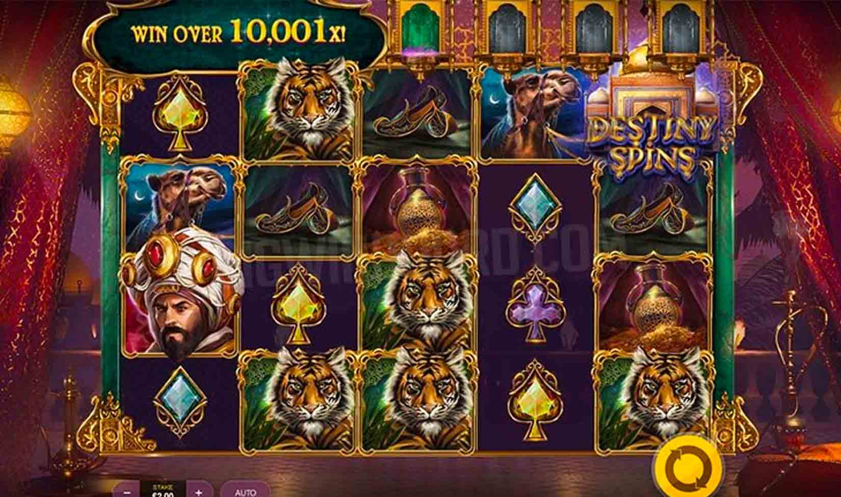 Still from 10001 nights slot game - galabingo