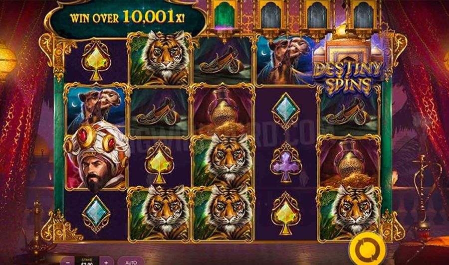 Still from 10001 nights slot game - galabingo